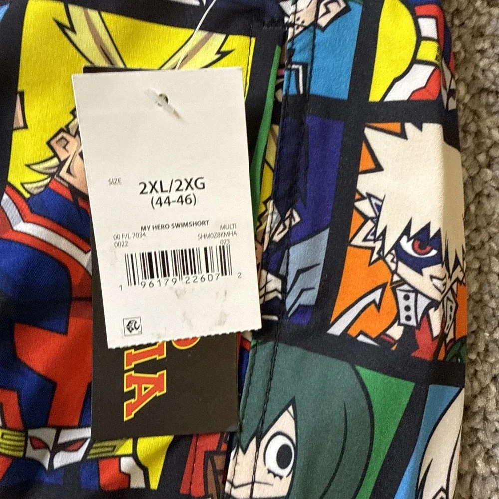 NEW " My Hero Academia " Swim Trunks with Briefs, Men's 2XL (44/46) Funimation - Picture 5 of 7